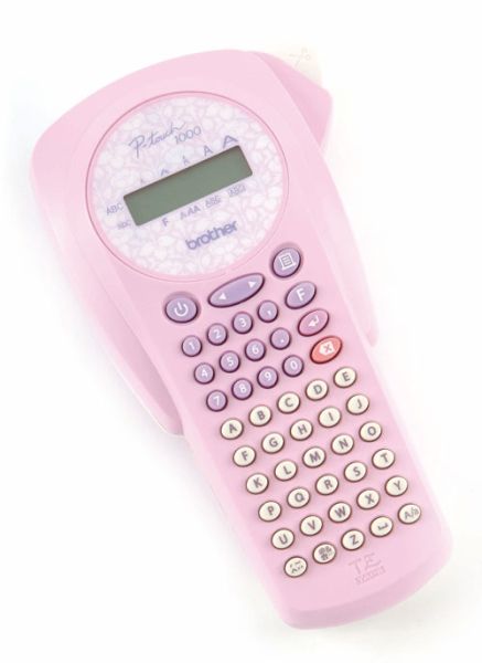 Brother PT-1000 Handheld Pink Label Printer - Labelzone