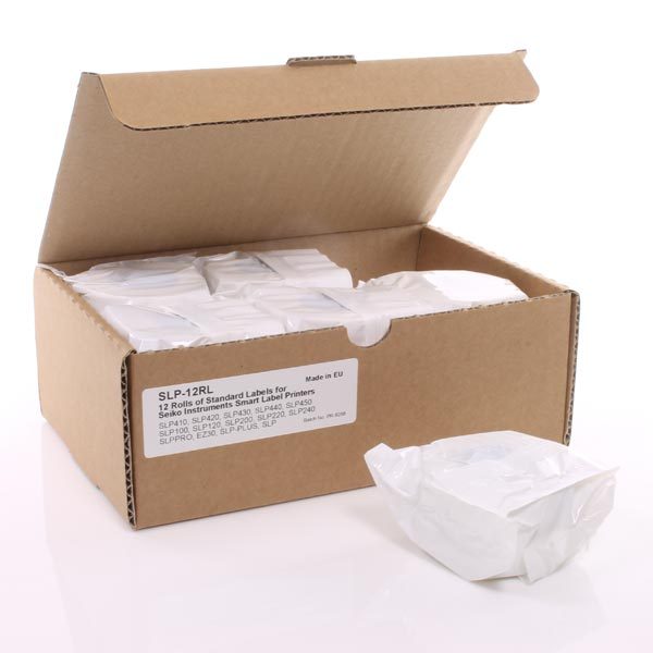 Seiko SLP-12RL Address Labels 12 x Rolls of 130 - Labelzone