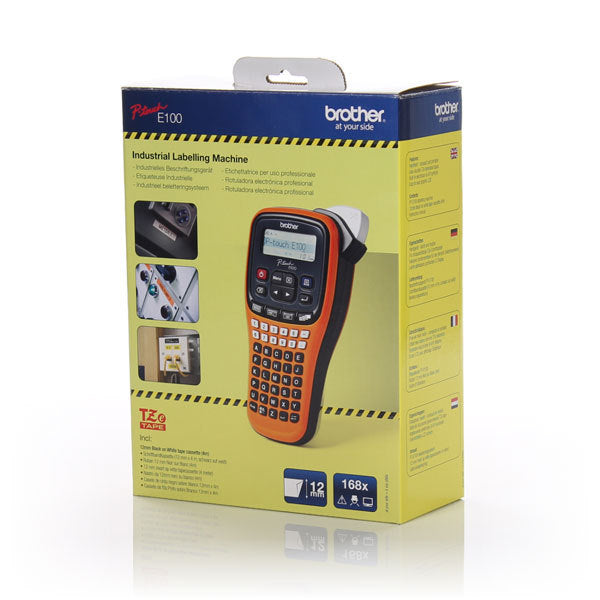 PT-E100 Brother P-Touch PTE100 Hand Held Label Printer - Labelzone