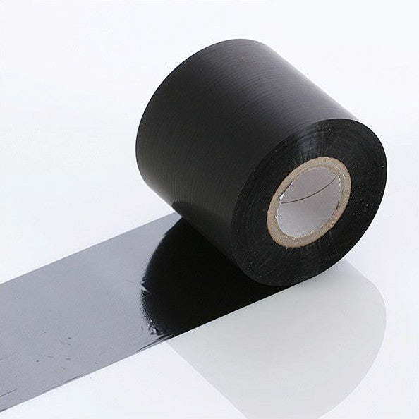92-BLK-WR242 - Kroy Black Wax Resin Print Ribbon - 65mm x 91m - 12mm Core