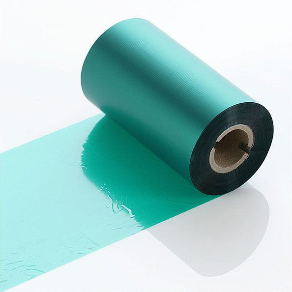 Q-R110GNG - 110mm wide - Green General Print Ribbon - Labelzone