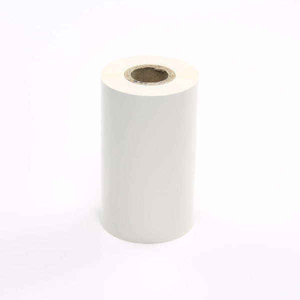 110mm wide - Q-R110WTI(S) - White Industrial Ribbon - Labelzone