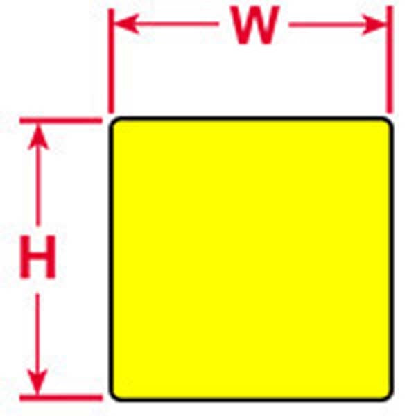 Brady PTLEP-09-7593-YL - EPREP Labels - Polyethylene-Foam Laminate B-7593 - Labelzone