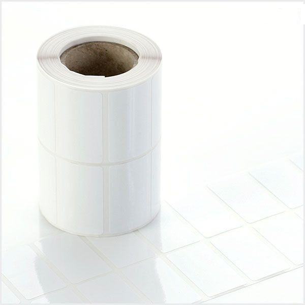 Q-L4525WTV - Gloss White Vinyl - 45 x 25mm - Labelzone