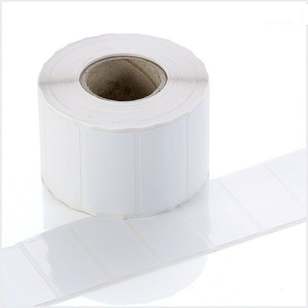 Q-L5014WTV - Gloss White Vinyl - 50 x 14mm - Labelzone