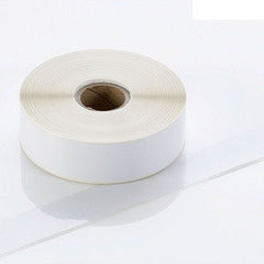 Q-VR030WT - White Continuous Vinyl Rolls - Peelable Adhesive - 30mm wide - Labelzone