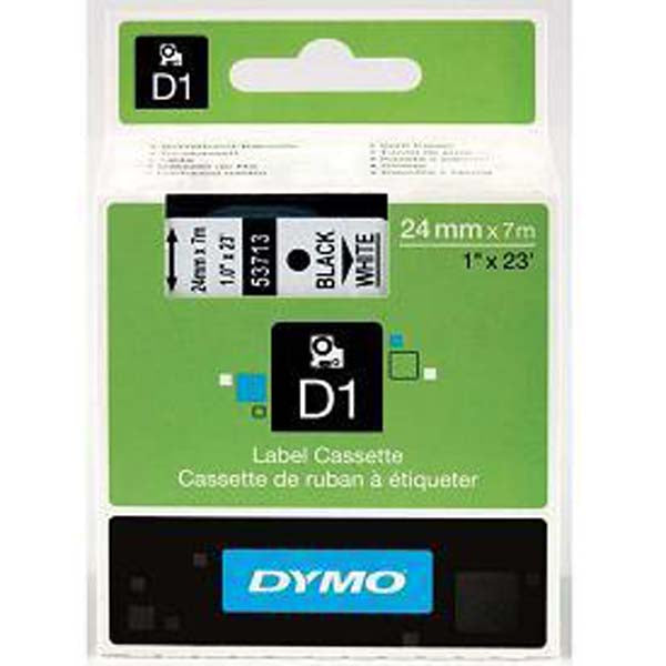 Dymo S0720930 D1 Tape 24mm Black on White - Labelzone