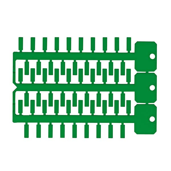 3-Tree Green ACS Cable Tags for BSP41 Printers 4mm x 12mm - SAV412