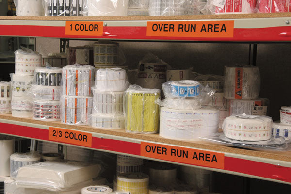 076636 - Globalmark 57mm x 30 metre orange Polyester Tape - Labelzone