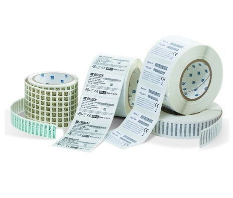 THT-1-457-10 Brady IP Printer High Temperature Polyimide Labels - Labelzone