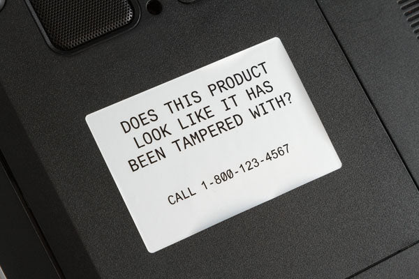Brady PTL-17-7576 - B-7576 Tamper-Evident Metallised Polyester - Labelzone