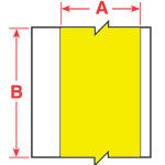 THT-21-437-YL Brady IP Printer Self-Extinguishing Tedlar Labels - Labelzone