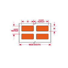 THT-29-426-10 Brady IP Printer High Temperature Polyimide Labels - Labelzone