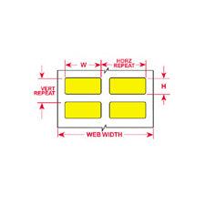 THT-29-437-10-YL Brady IP Printer Self-Extinguishing Tedlar Labels - Labelzone