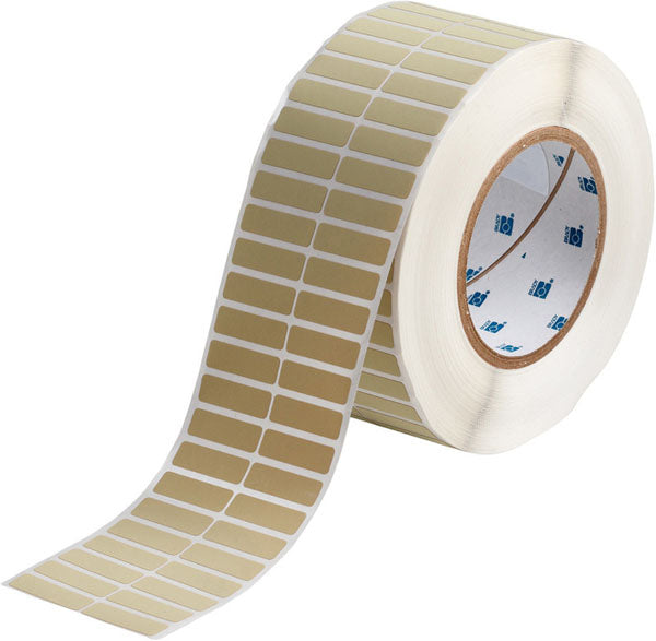 THT-29-724-10 Brady Polyimide Labels Amber 9.53mm x 31.75mm