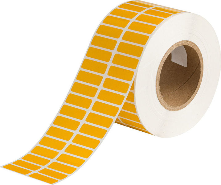 THT-37-423-10-YL Brady BradyBondz Polyester Labels Yellow 12.70mm x 38.10mm