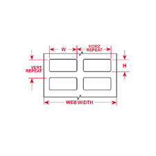 THT-40-457-10 Brady IP Printer High Temperature Polyimide Labels - Labelzone