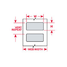THT-55-435-1 Brady IP Printer Metallised Polyester Labels - Labelzone
