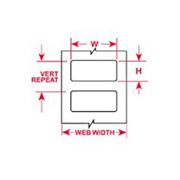 THT-72-457-10 Brady IP Printer High Temperature Polyimide Labels - Labelzone