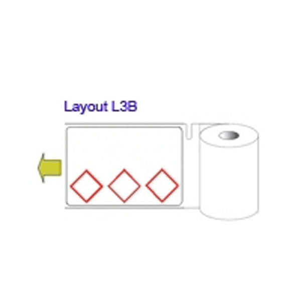 Brady THTCLP-S-L3B-7610-2 Thermal Transfer CLP 55 x 85mm - L3B- Paper