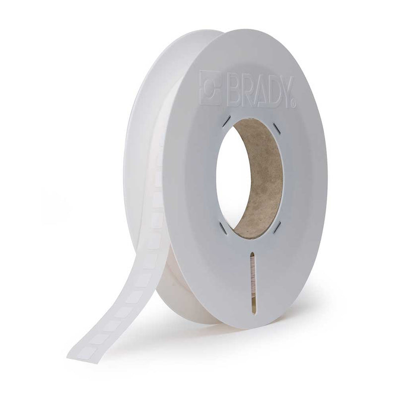 Brady Thermal Transfer Printable Labels (Clean Liner Technology) 6.35 mm x 6.35 mm - THTCLT-02-727-5