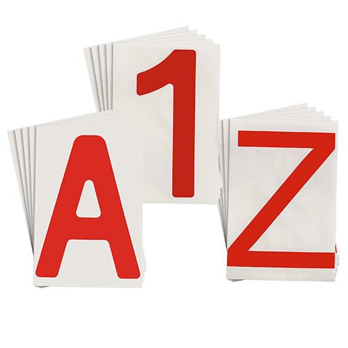 121747 >Brady ToughStripe Die Cut Letter J in Red 146.05 mm x 203.20 mm