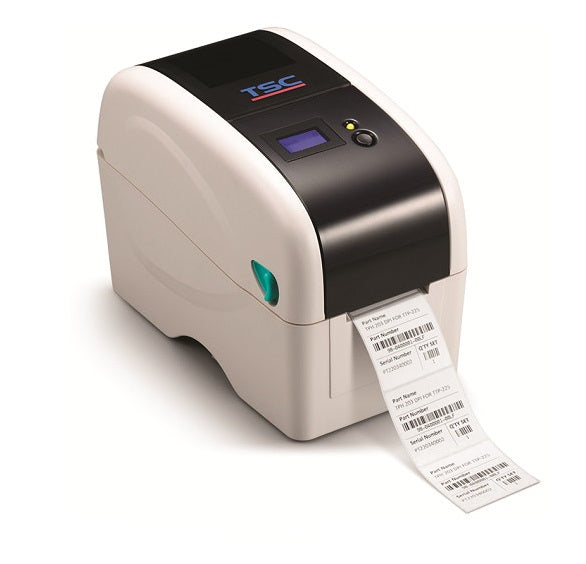 99-040A001-0002 - TSC TTP-225 Thermal Transfer Label Printer in Beige, 203 dpi, Micro RS-232, USB