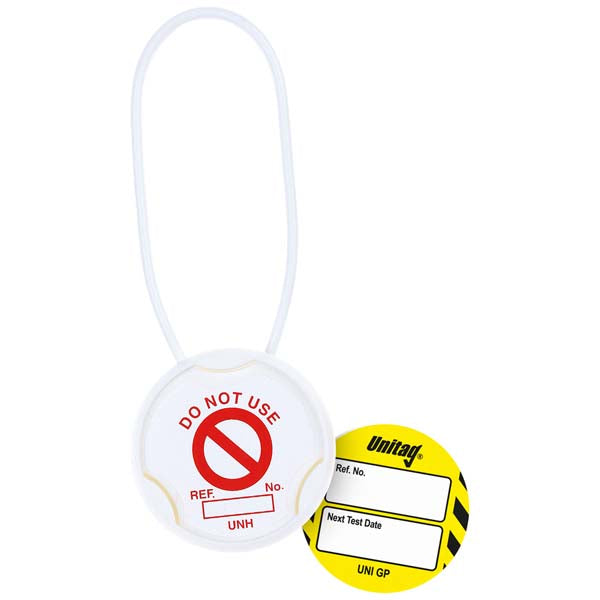 Brady Scafftag Unitag Kit Next Test Date Black on Yellow