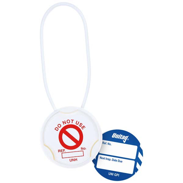 Brady Scafftag Unitag Kit Next Inspection Due Date White on Blue