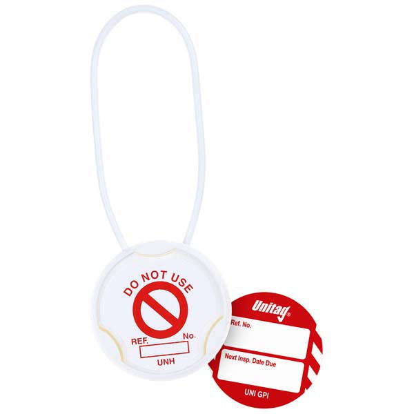 Brady Scafftag Unitag Kit Next Inspection Due Date White on Red