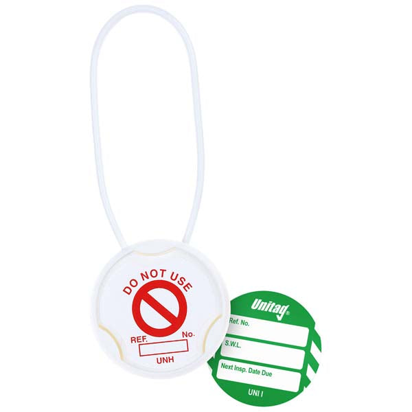 Brady Scafftag Unitag Kit Safe Working Load Next Inspection Date Due White on Green