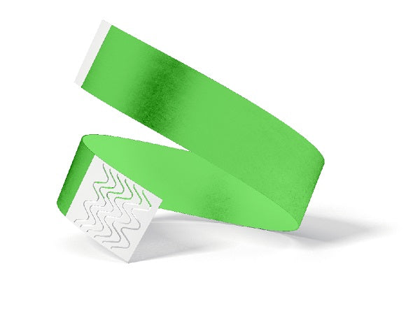 Neon Lime Wristband Tyvek 248mm x 25mm - WBT25-NL