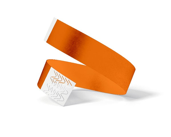 Neon Orange Wristband Tyvek 248mm x 25mm - WBT25-NO