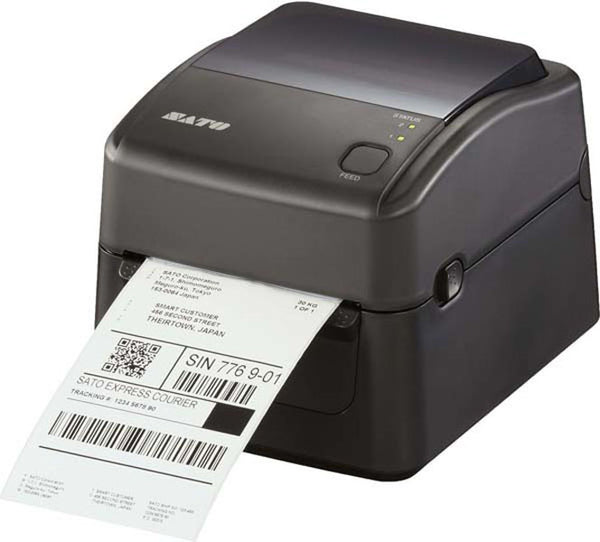 Sato WS4 Direct Thermal Label Printer 203 dpi with WiFi, USB, LAN, RS232C - WD212-400NW-UK