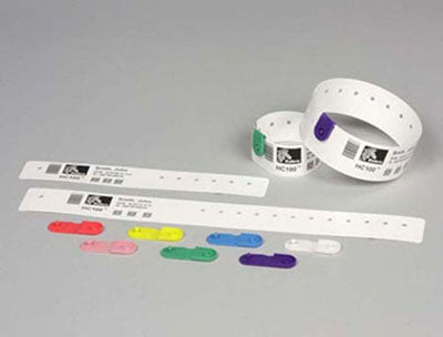 10007746K - Zebra Z-Band Soft Infant Wristbands 19.1mm x 195.3mm
