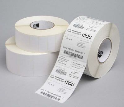 880378-044 - Zebra Z-Ultimate 3000T Thermal Transfer Silver Polyester Labels 70mm x 44mm - Labelzone